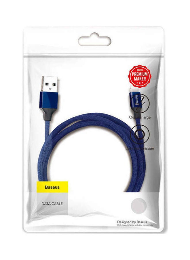 Baseus USB Cable For Apple Blue - Image 4