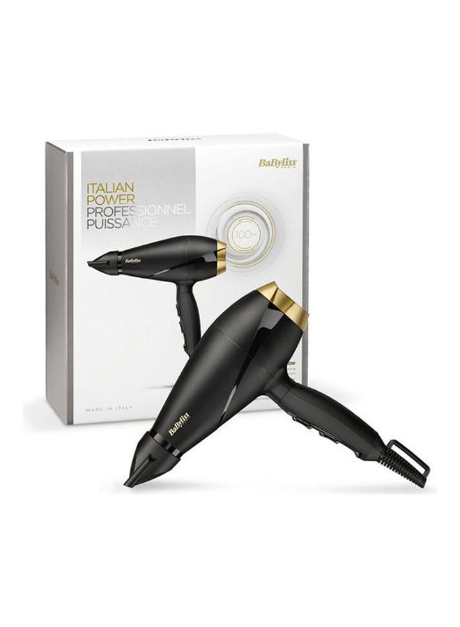 BaByliss Hair Dryer Power Pro E Protect With Slim Hair Straightener Black/Gold - Image 2