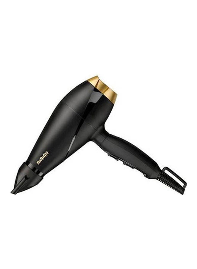 BaByliss Hair Dryer Power With  Intense Protect Slim Hair Straightener - 235 Celsius - Wet And Dry Black/Gold - Image 2