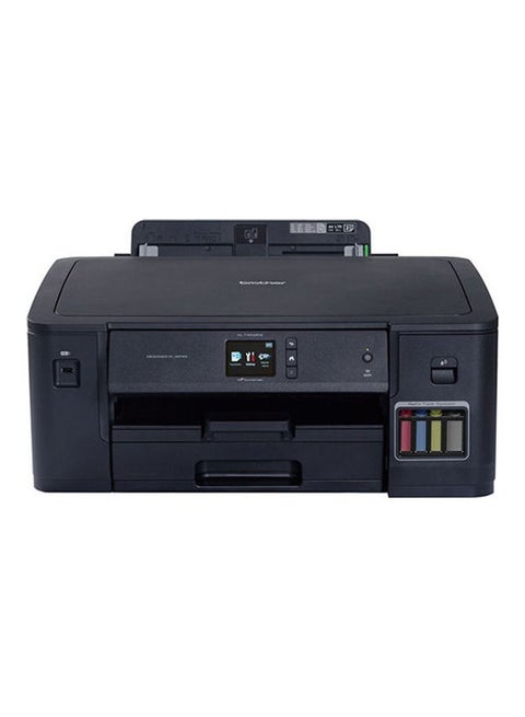 A3 Colour Inkjet Printer with Refill Tank System and Wireless Connectivity  HL-T4000DW Black