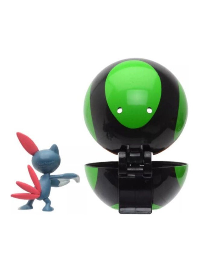 Pokemon - Clip 'N Go Sneasel And Dusk Ball Figure Set - Image 1