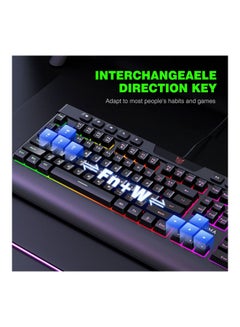 onikuma G21 And CW902 RGB Light Professional Gaming Wired Mouse Keyboard Combo  - Image 4