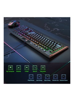 onikuma G21 And CW902 RGB Light Professional Gaming Wired Mouse Keyboard Combo  - Image 5