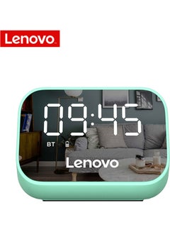 Lenovo Wireless  Audio Player Single Mirror Alarm Clock TS13 Green  - Image 2