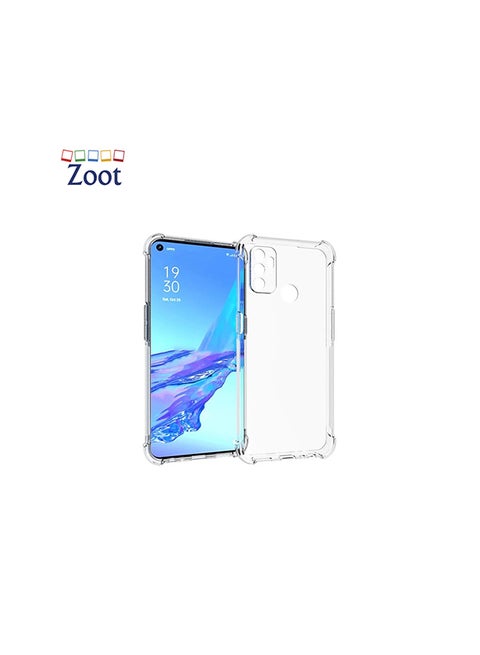 Protective Case Cover with Bumper for Oppo A53 2020 / A32 / A33 Clear
