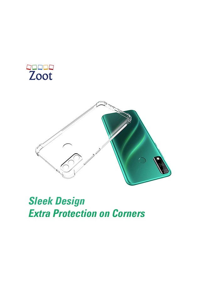 Protective Case Cover with Bumper for Huawei Y8S Clear