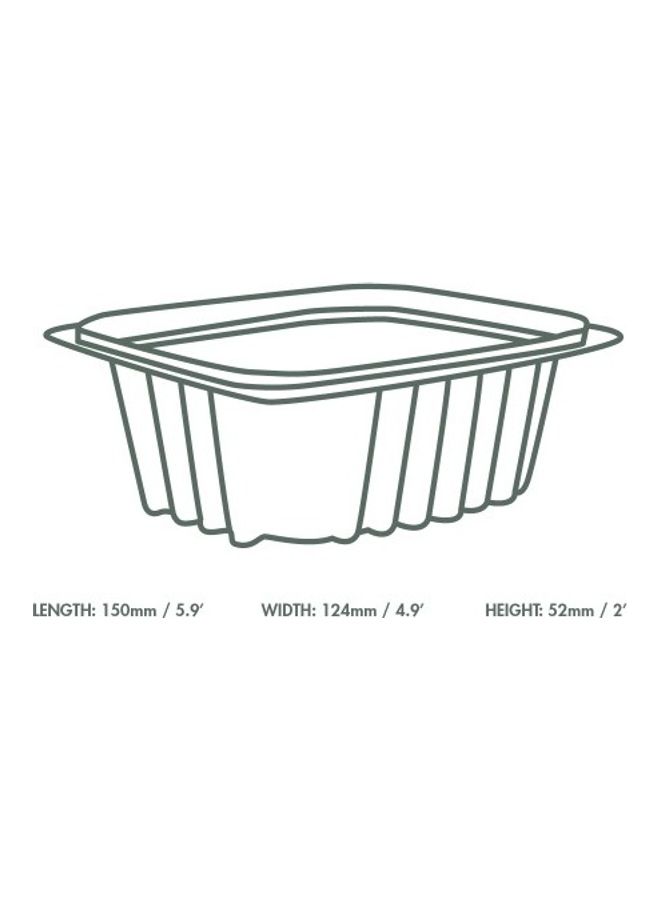 فيجوير طقم أوعية ديلي مستطيلة الشكل مكون من 450 قطعة شفاف - Image 3
