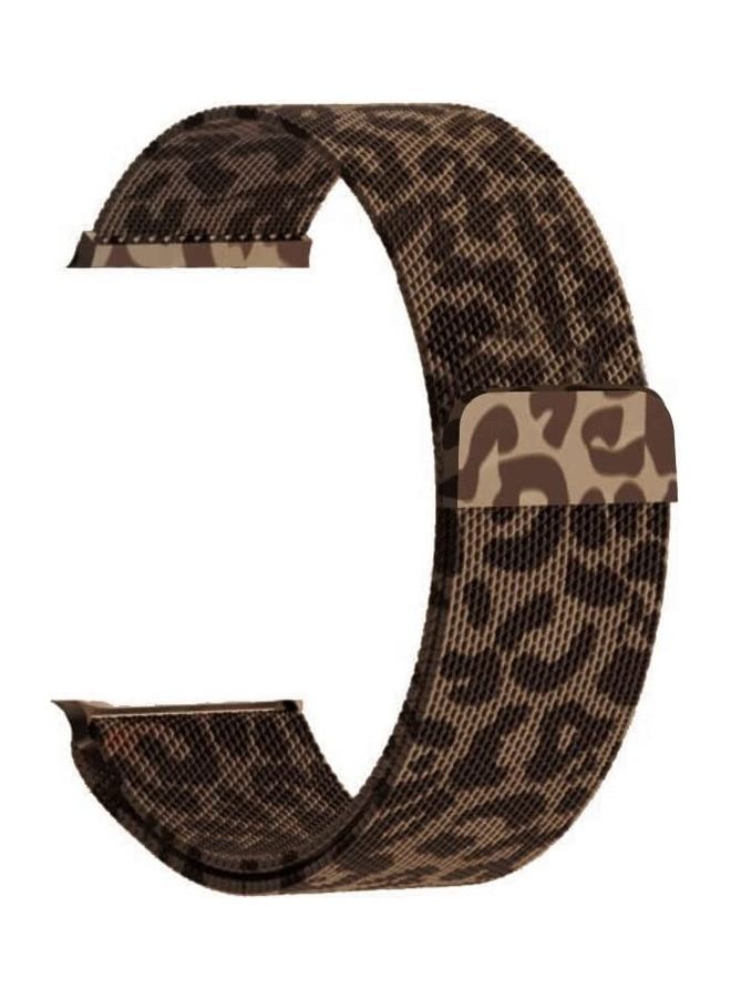 MARGOUN Leopard Print Band For Apple Watch 38/40/41mm Brown - Image 2