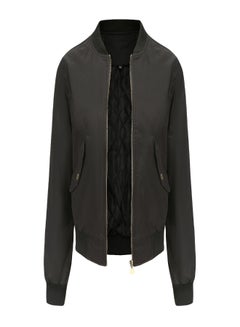 Flight Suit Long Sleeve Aviator Bomber Jacket Black