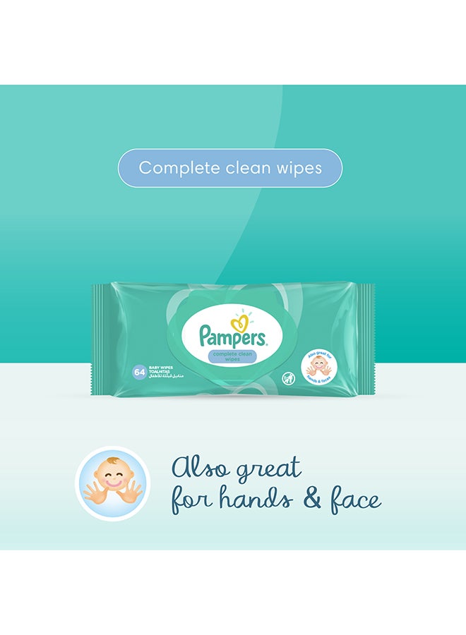 Pampers Complete Clean Baby Wipes, 36 Count, 13+ Kg 0% Alcohol - Image 4