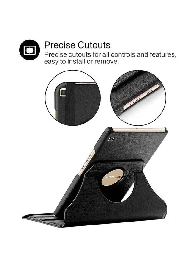 Stand Case Cover For Samsung Galaxy Tab A7 Black  - Image 2