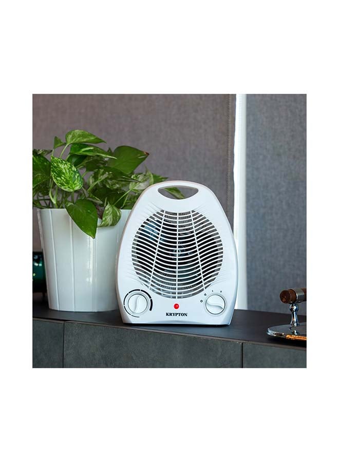 كريبتون مدفأة بمروحة مزودة بقابلي تسخين 2000 W KNFH6360N أبيض - Image 4