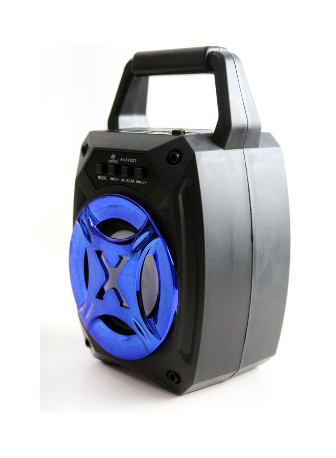 NEEHOON - Portable Wireless Mini Bluetooth Speaker Black/Blue - Image 1