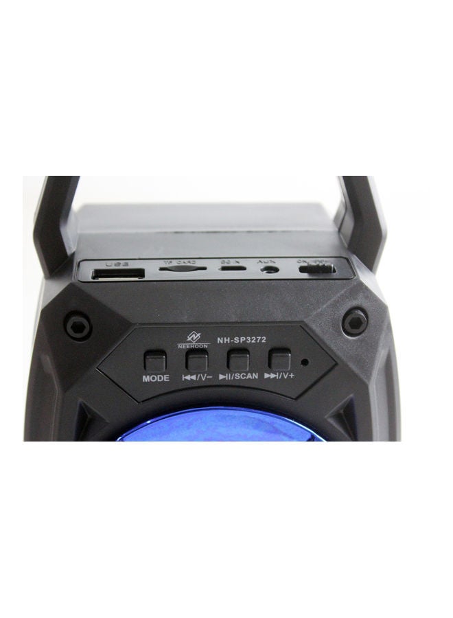NEEHOON - Portable Wireless Mini Bluetooth Speaker Black/Blue - Image 1
