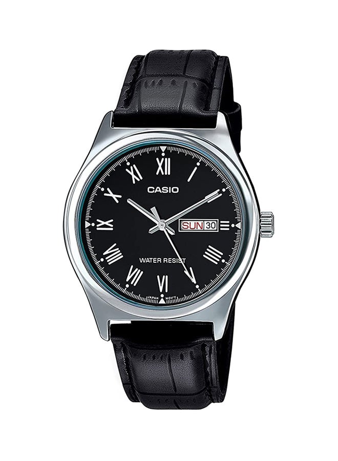 CASIO Men's Enticer Analog Watch MTP-V006L-1BUDF - 38 mm - Black  - Image 1