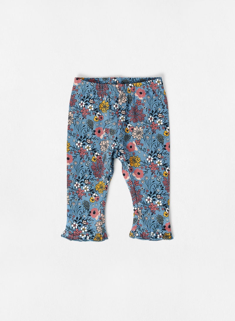 guppy Baby Floral Print Leggings Multicolour - Image 1