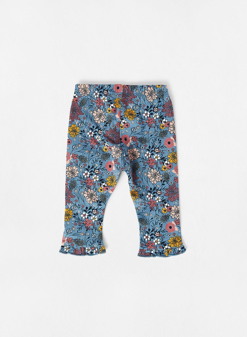 guppy Baby Floral Print Leggings Multicolour - Image 2