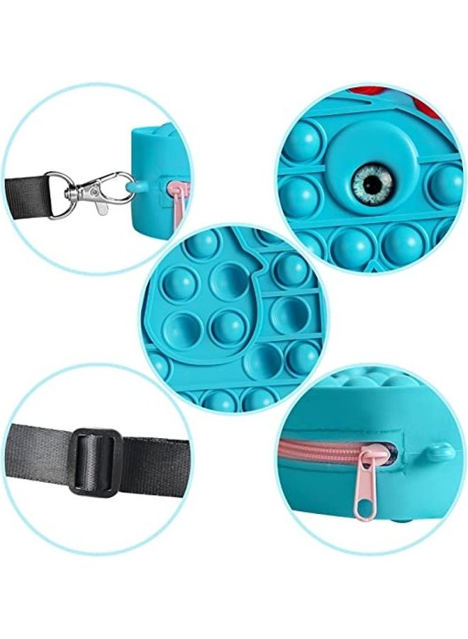 ZENHOME - Dinosaur Shoulder Bag Push Pop Bubble Fidget Toy 18x13.3x4cm - Image 1