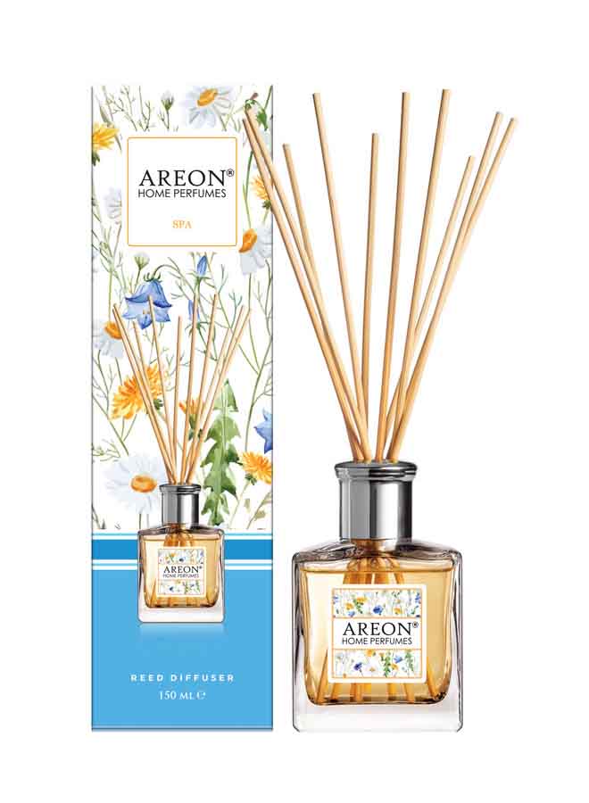 Areon - Reed Diffuser With Incense Sticks Spa Blue 150ml - Image 1