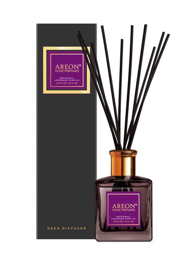 Areon Premium Home Perfume Sticks Patchouli, Lavender And Vanilla Black 150ml - Image 1