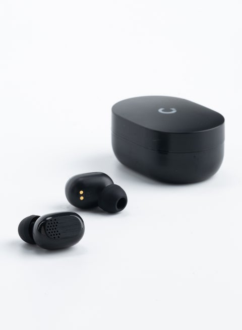 Waves True Wireless (TWS) Bluetooth Earphone Earbuds - With Touch Keys And Automatic Pairing Black