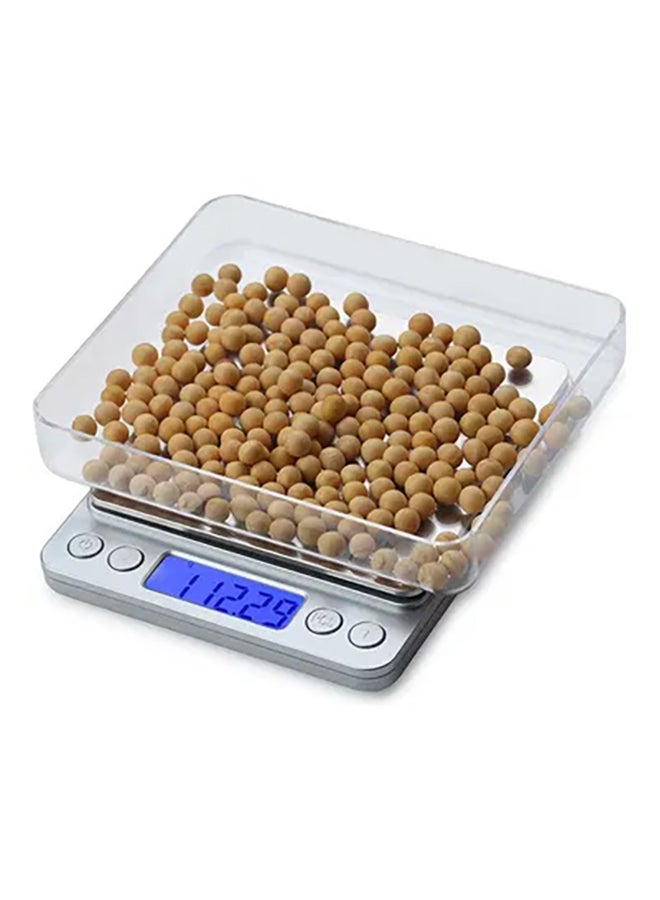 High Accuracy Mini Electronic Weight Scale Silver - Image 2