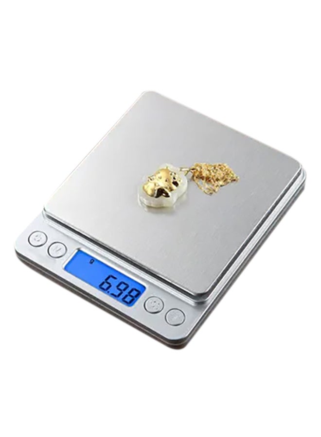 High Accuracy Mini Electronic Weight Scale Silver - Image 1