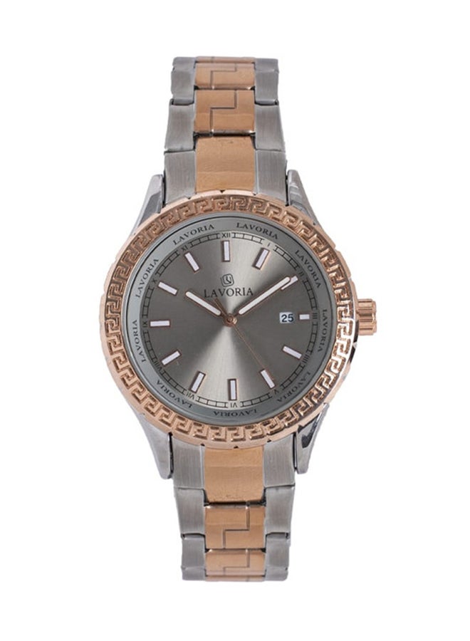 LAVORIA Men's Stainless Steel Analog Watch 