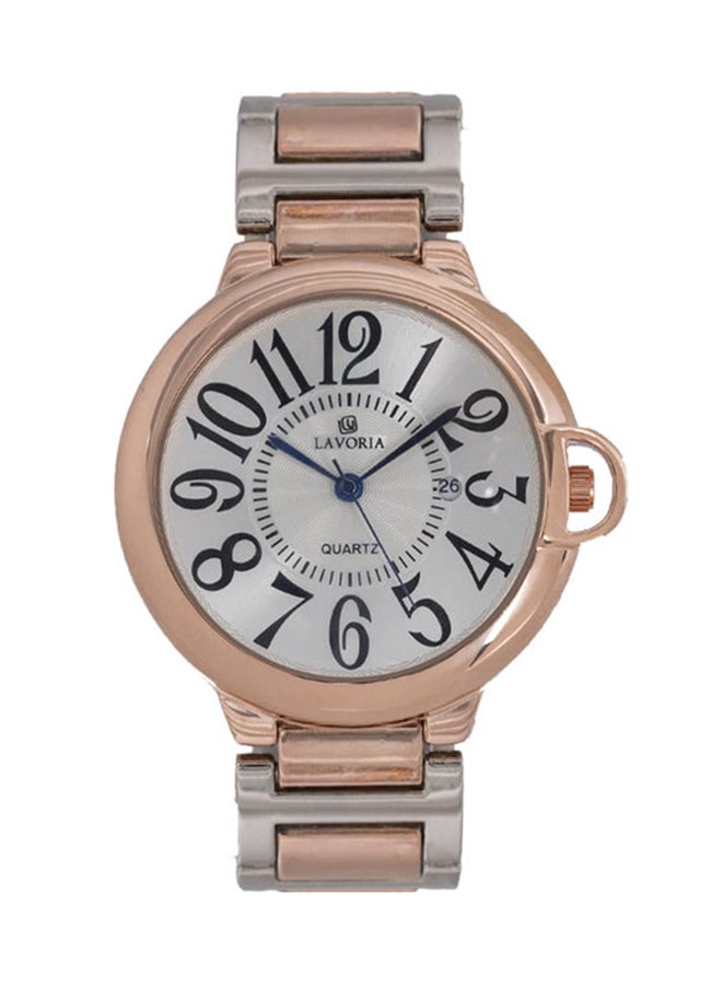 LAVORIA Men's Stainless Steel Analog Watch 