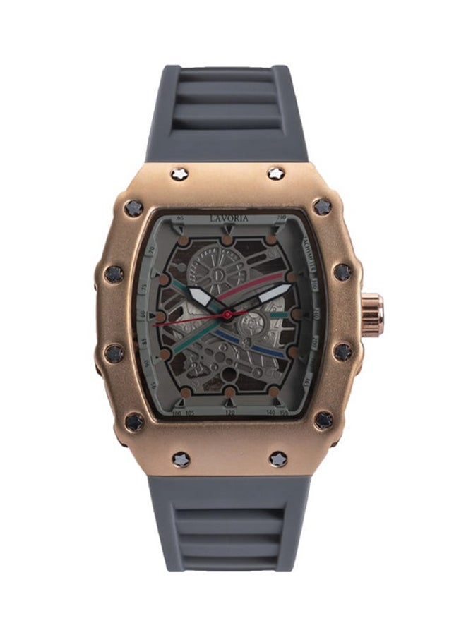 LAVORIA Men's Silicone Analog Watch 