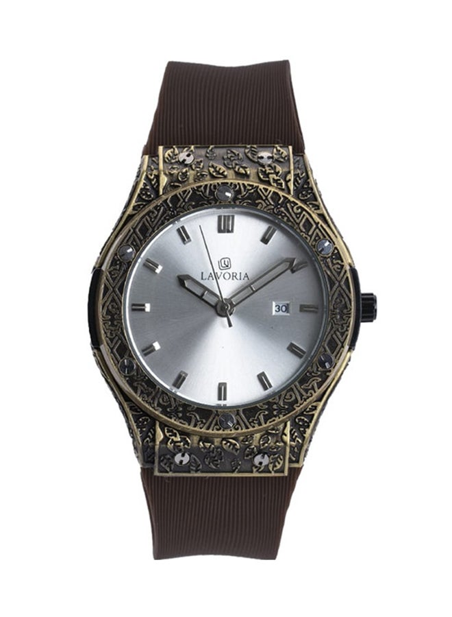 LAVORIA Men's Silicone Analog Watch 