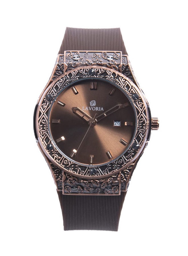 LAVORIA Men's Silicone Analog Watch 