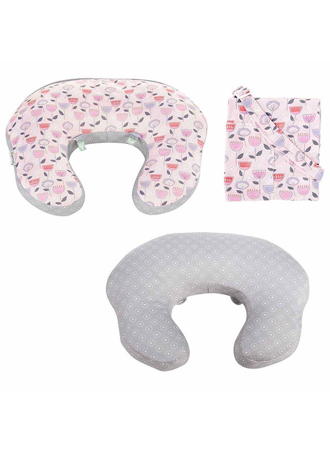 ingenuity - Plentiand Nursing Pillow With Nursing Cover - Mayberry Blooms - Image 1