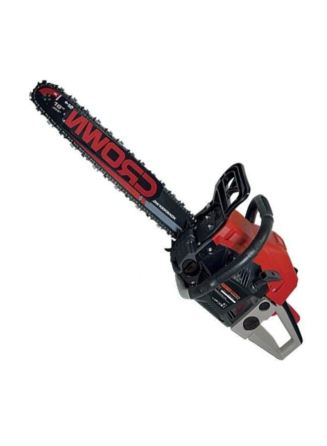 كراون منشار جنزيري يعمل بالنزين أسود/أحمر - Image 3