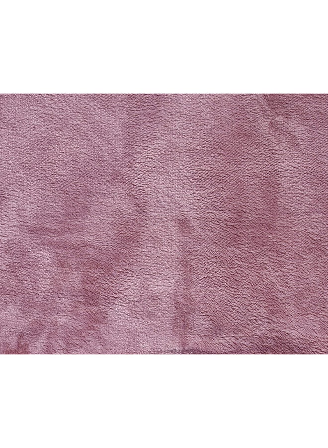Moon 1 Piece Soft Bed Blanket King Size Flannel Purple 220x200cm  - Image 3