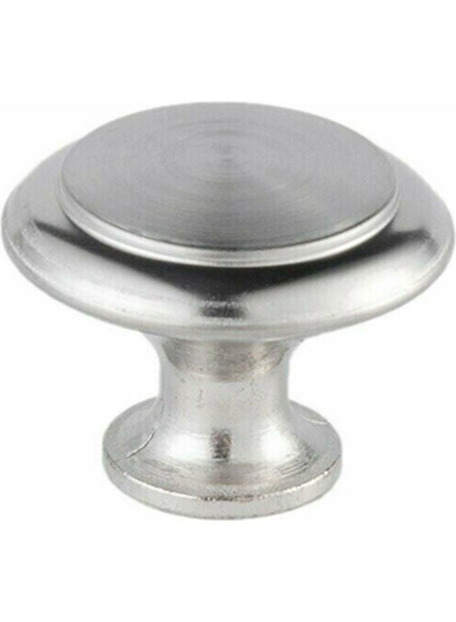 Generic 40-Piece Single Hole Round Knobs With Fitting Screws Silver S: 24 x 22mm, M: 28 x 22mm, L: 30 x 23mm  - Image 4