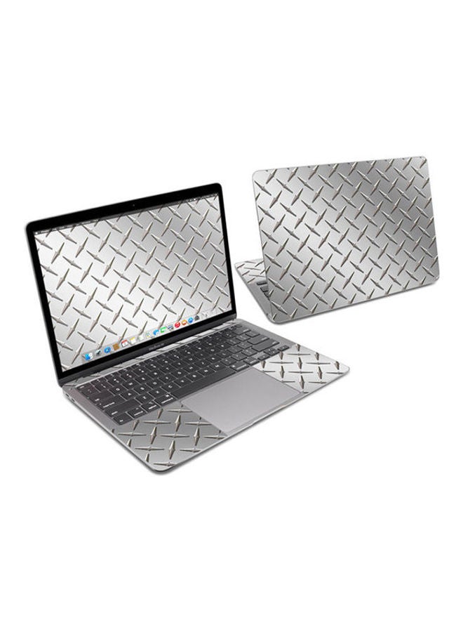 Diamond Plate Skin Cover For Macbook Air 13 2229 Multicolour