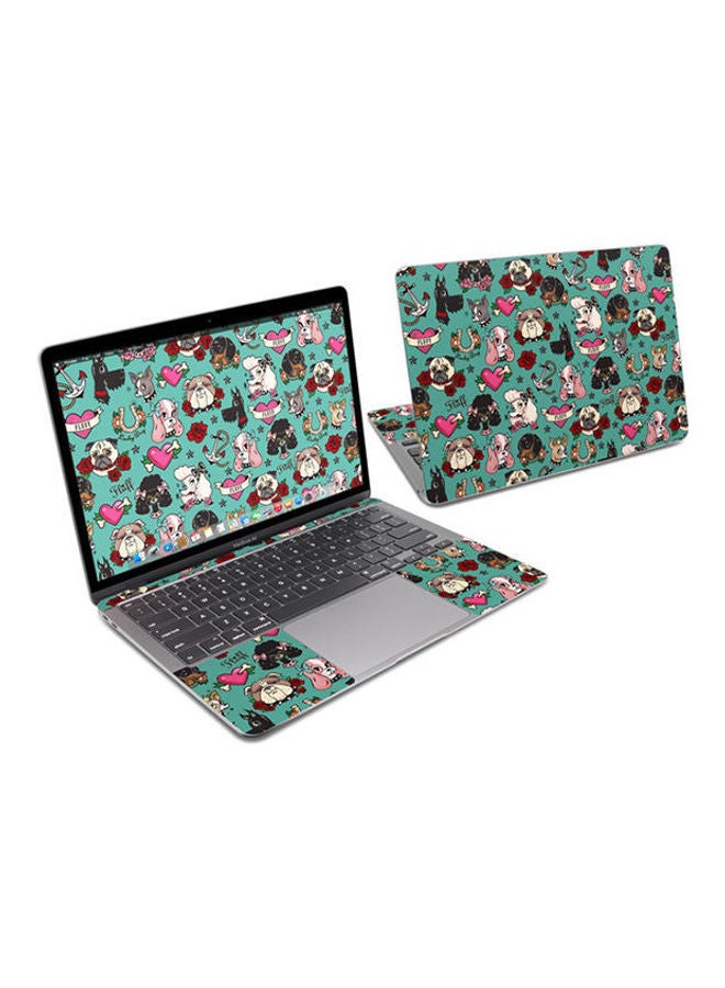 Tattoo Dogs Skin Cover For Macbook Air 13 2659 Multicolour 