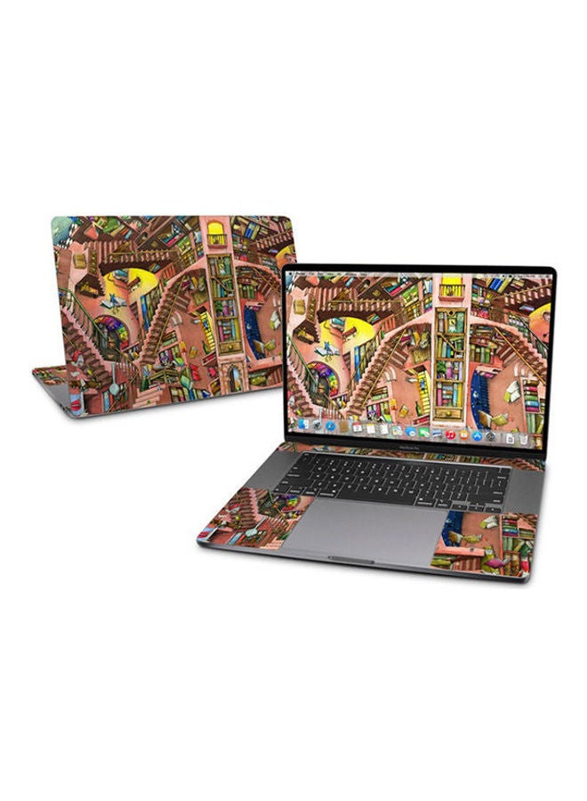 Library Magic Skin For Macbook Pro 16 Multicolour