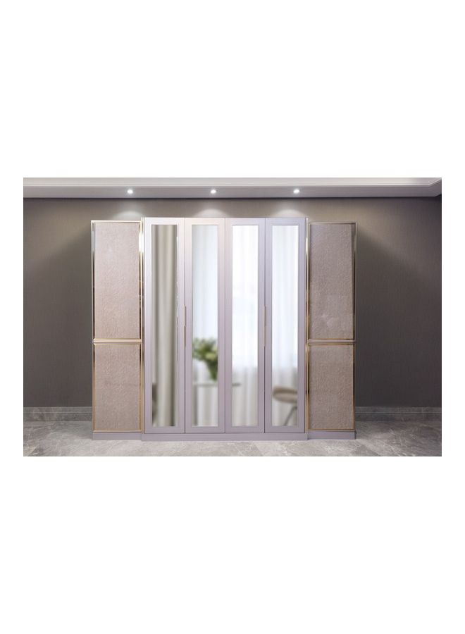 Pan Home Whitfield 6 Door Wardrobe Multicolour  - Image 1