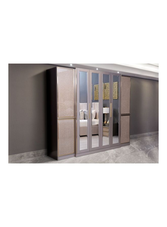 Pan Home Whitfield 6 Door Wardrobe Multicolour  - Image 3