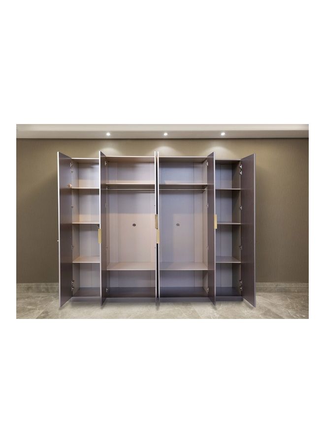 Pan Home Whitfield 6 Door Wardrobe Multicolour  - Image 4