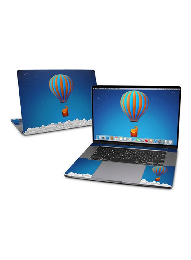 غطاء حماية بتصميم فيل طائر لجهاز ماك بوك برو مقاس 16 بوصة متعدد الألوان