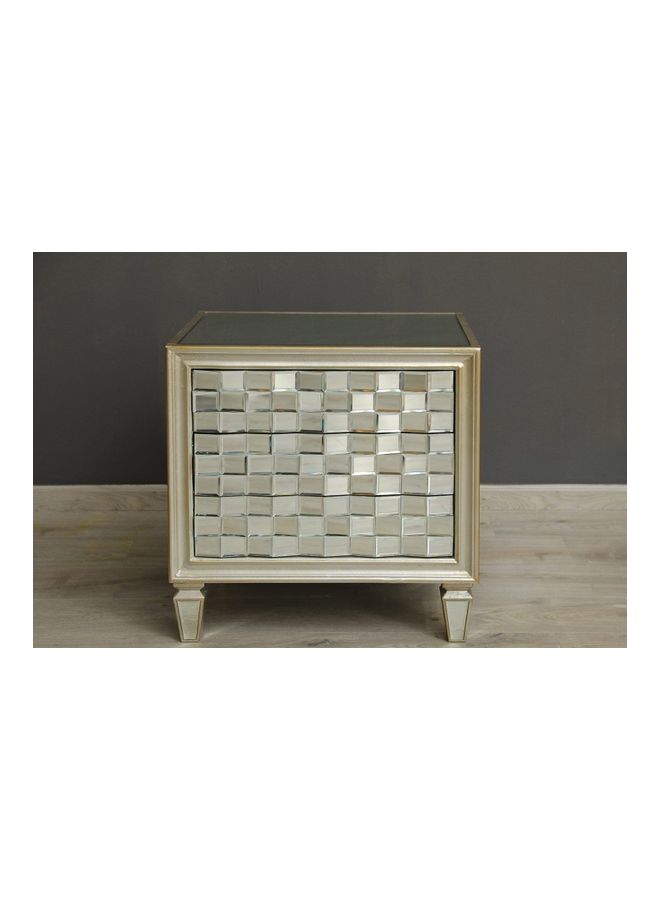 Pan Home - Cenex Night Stand Multicolour 71 x 51 x 70cm | Drawers, Storage, Tapered Legs Multicolour 71 x 51 x 70cm - Image 1