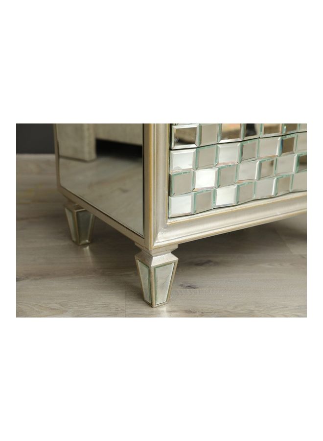 Pan Home - Cenex Night Stand Multicolour 71 x 51 x 70cm | Drawers, Storage, Tapered Legs Multicolour 71 x 51 x 70cm - Image 1