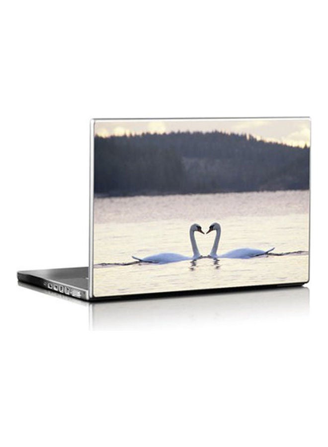 غطاء حماية بتصميم جلد البجع لجهاز ماك بوك برو 16 متعدد الألوان