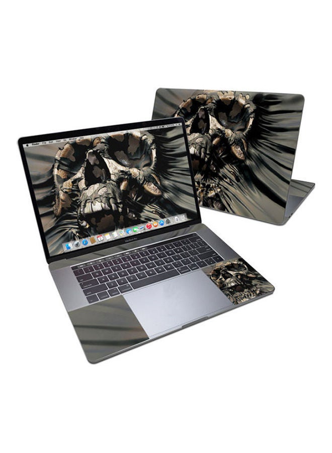 Generic Skull Wrap Skin Cover For Macbook Air 15 2223 Multicolour 
