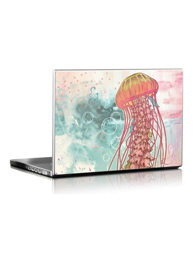 غطاء حماية بتصميم قنديل البحر للكمبيوتر المحمول أبل ماك بوك إير طراز 13 2020 متعدد الألوان