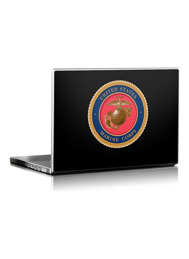 Usmc Black Skin For Macbook Pro 16 Multicolour
