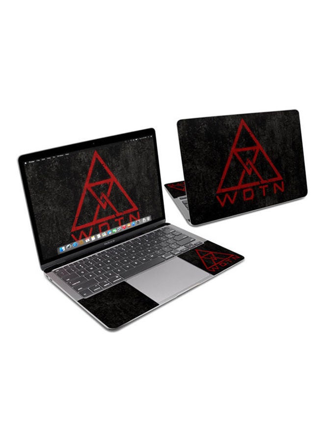 Generic - Black Stone Skin Cover For Macbook Air 13 2095 Multicolour - Image 1